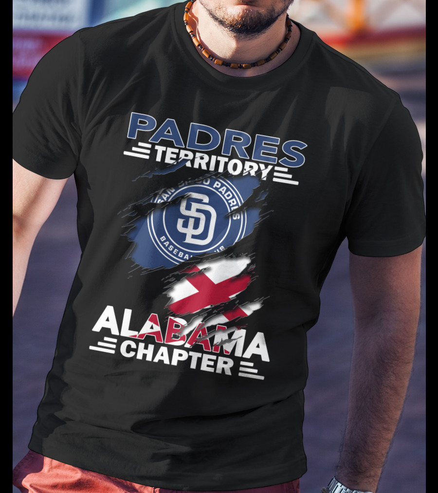 Padres Territory Alabama Chapter San Diego Padres Baseball Club T-Shirt