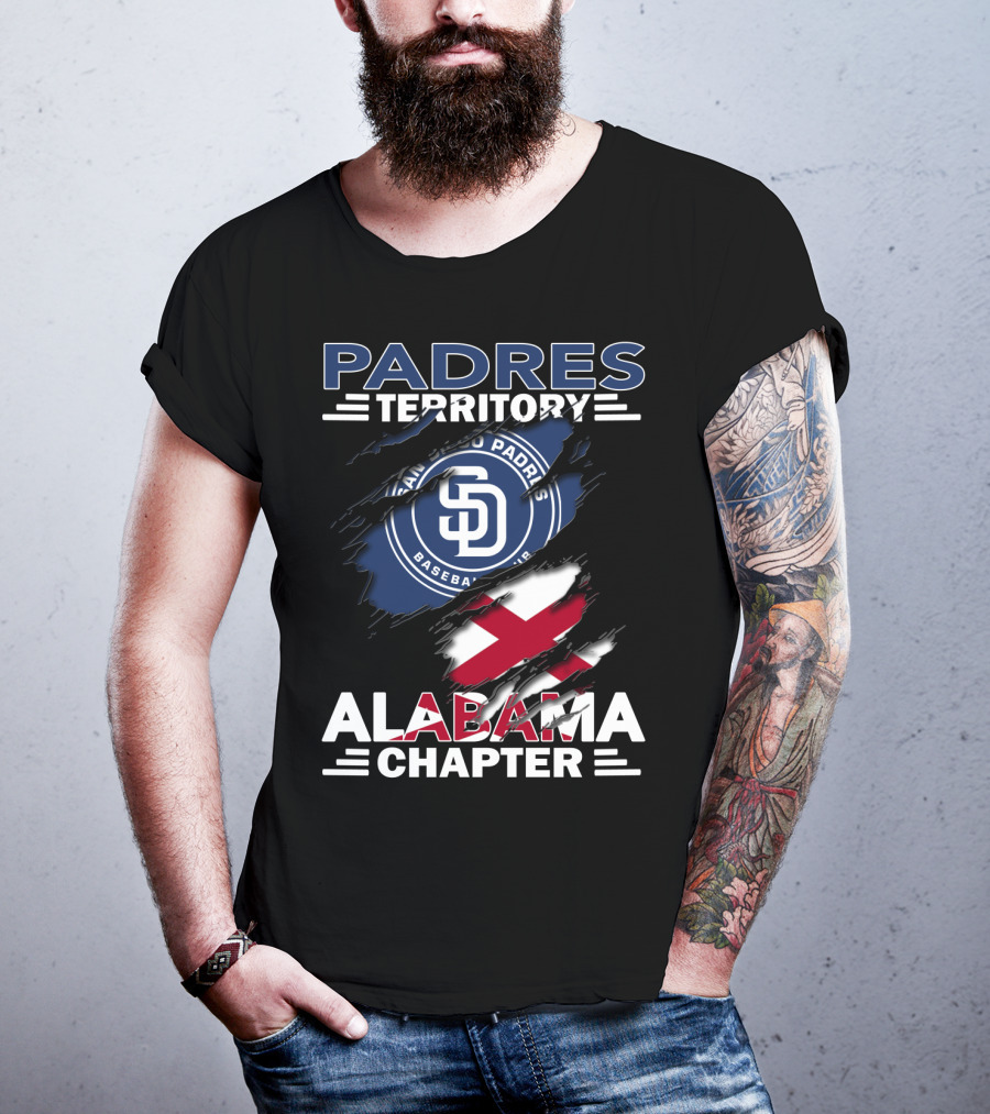 Padres Territory Alabama Chapter San Diego Padres Baseball Club T-Shirt