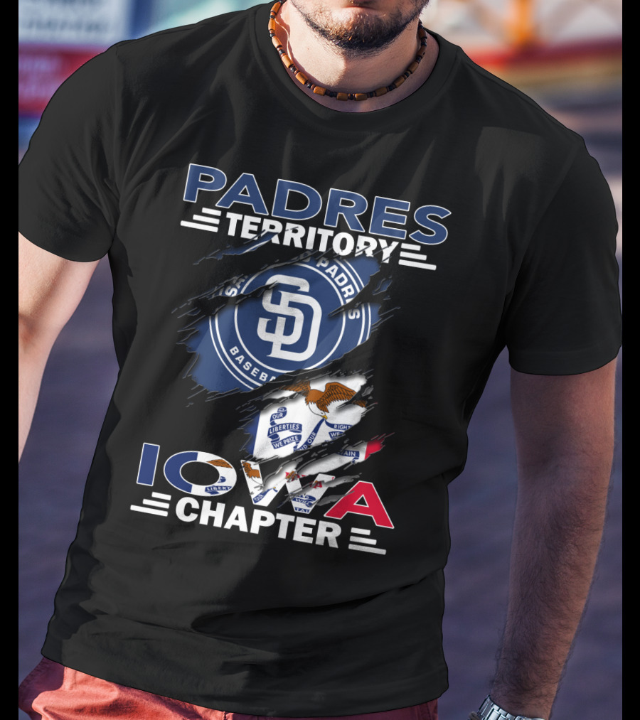 Padres Territory San Diego Baseball Iowa Chapter T-Shirt