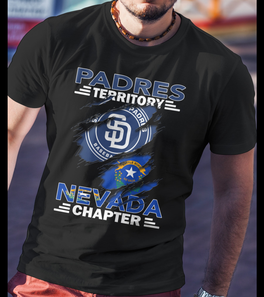 San Diego Padres Territory Nevada Chapter Battle Born T-Shirt