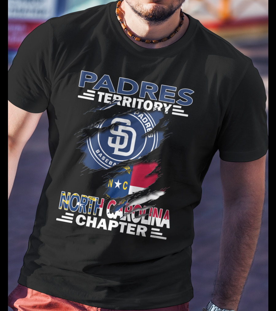 Padres Territory Baseball Sd North Carolina Chapter T-Shirt