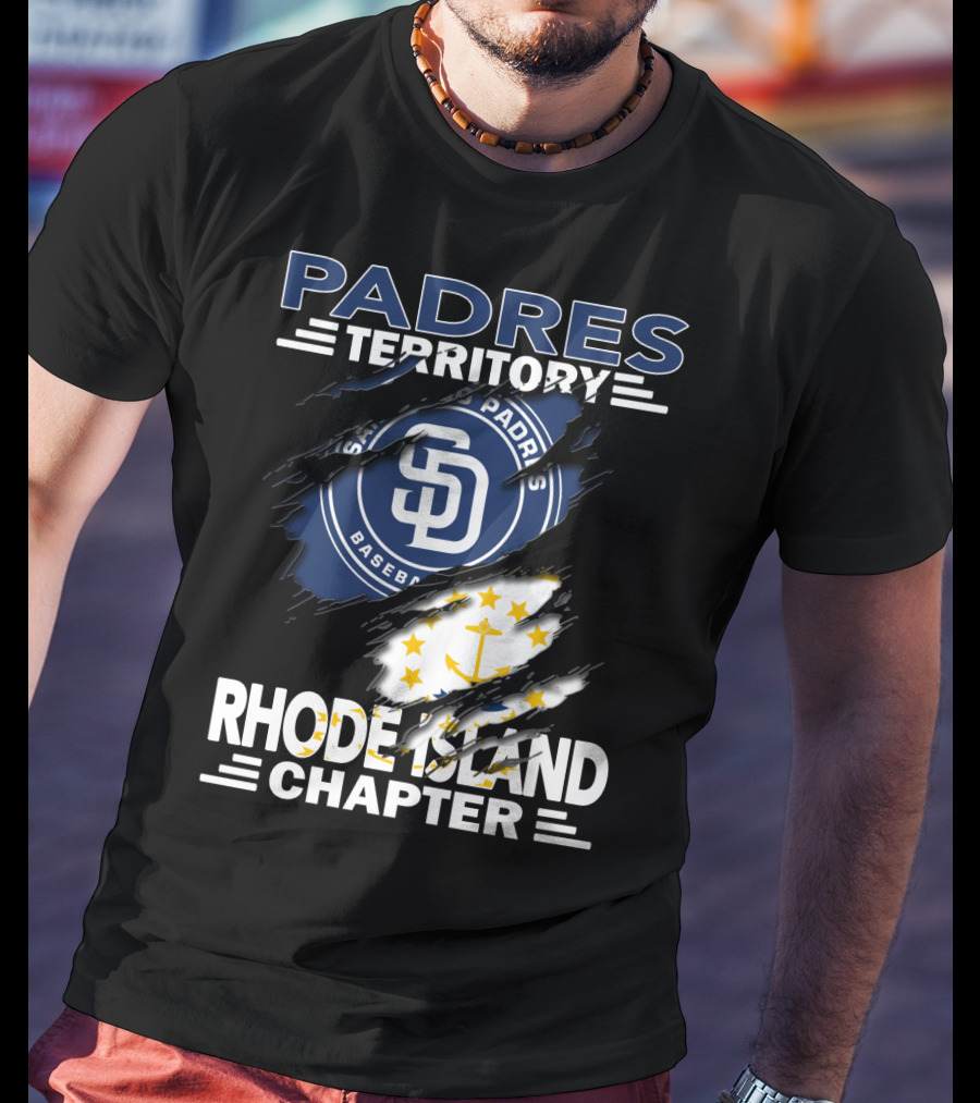 Padres Territory San Diego Baseball Rhode Island Chapter T-Shirt