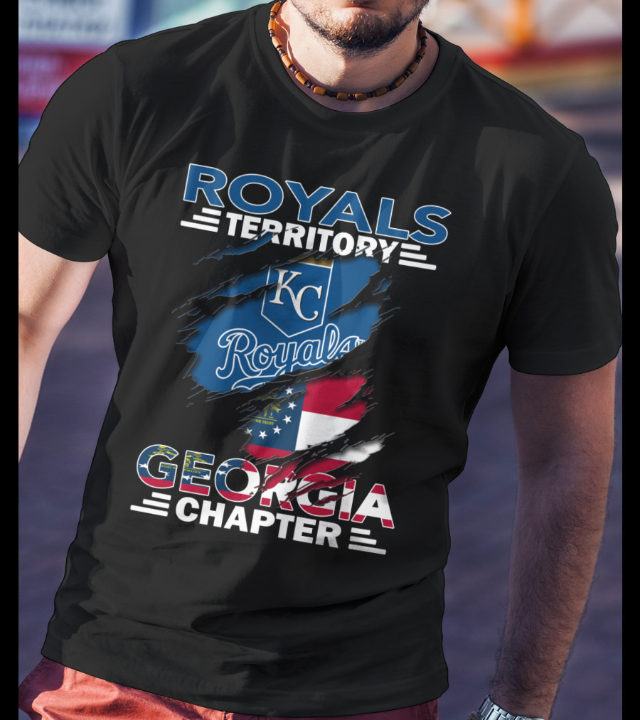 Royals Territory Georgia Chapter KC Flag T-Shirt