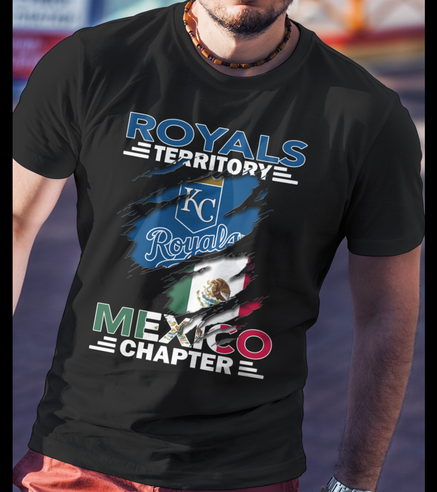 Royals Territory KC Mexico Chapter Flag T-Shirt