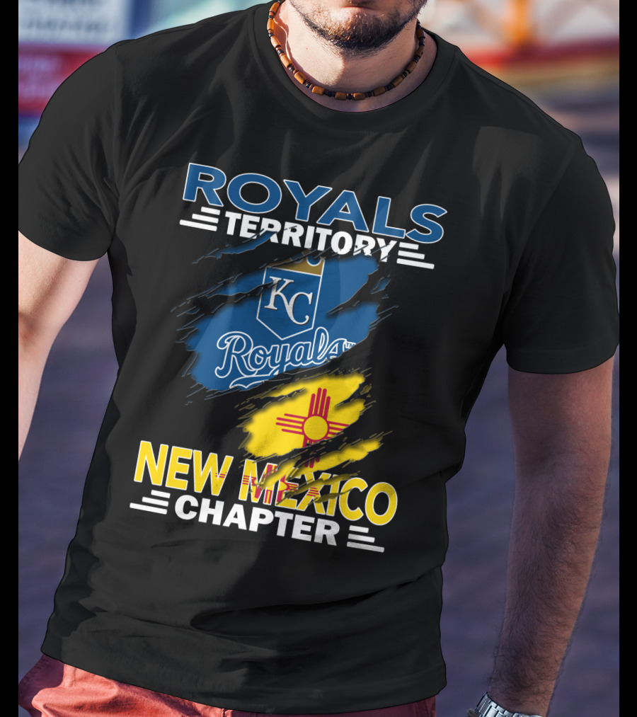 Royals Territory New Mexico Chapter Kansas City Royals Logo Zia Sun T-Shirt
