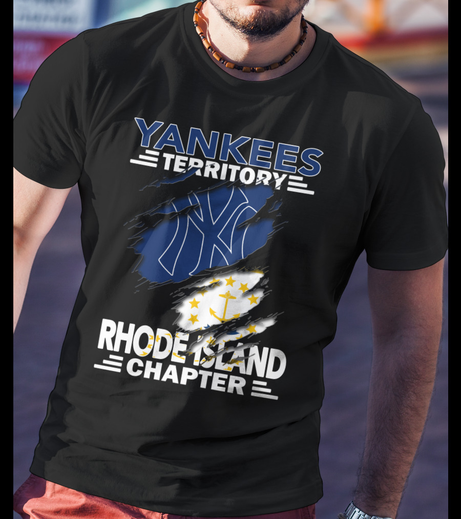 Yankees Territory New York Yankees Logo Rhode Island Chapter T-Shirt