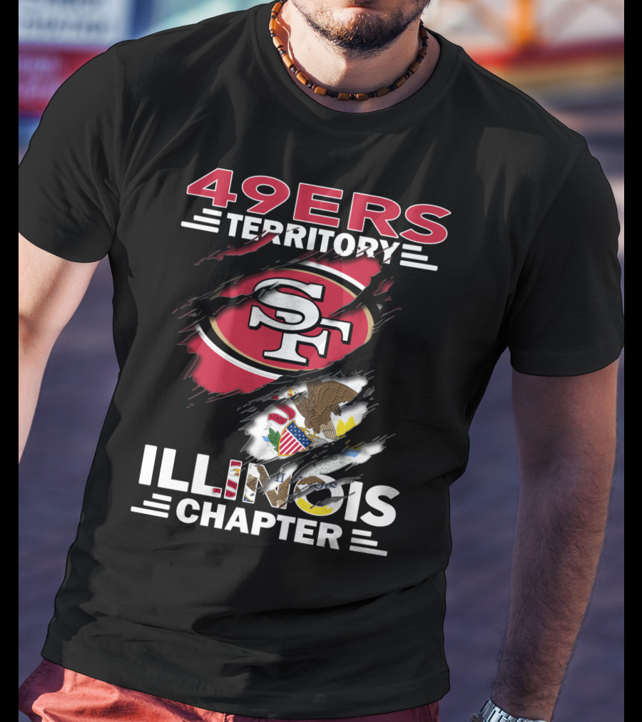 49ers Territory SF Logo Illinois Chapter T-Shirt