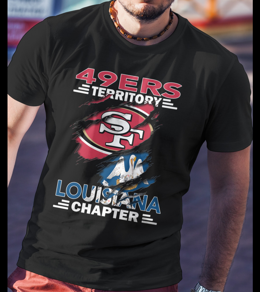 49ers Territory SF Logo Louisiana Chapter T-Shirt