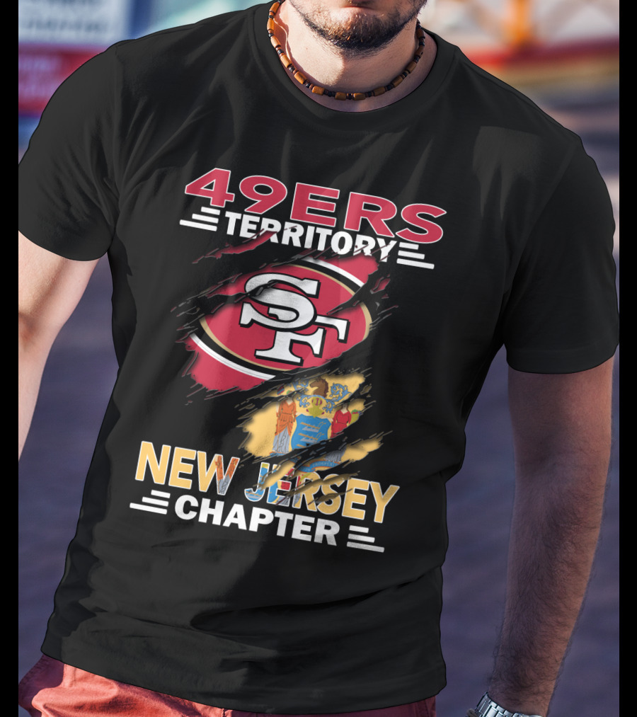 49ers Territory SF Logo New Jersey Chapter T-Shirt