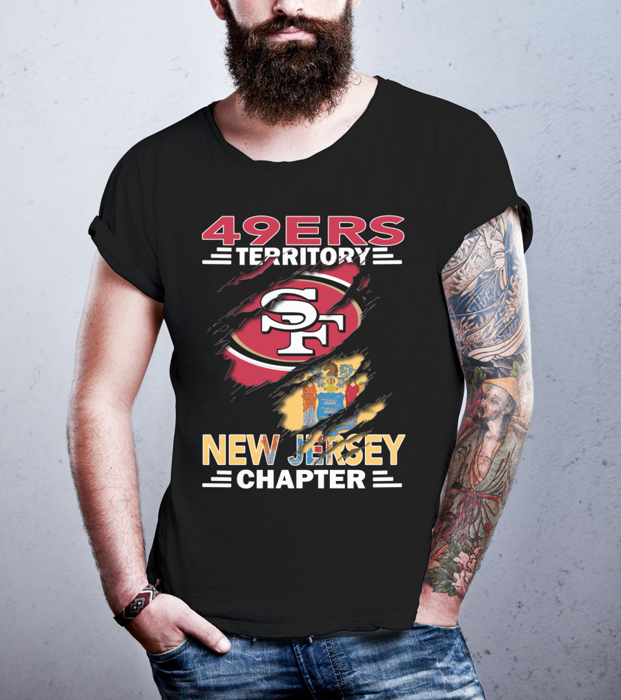 49ers Territory SF Logo New Jersey Chapter T-Shirt