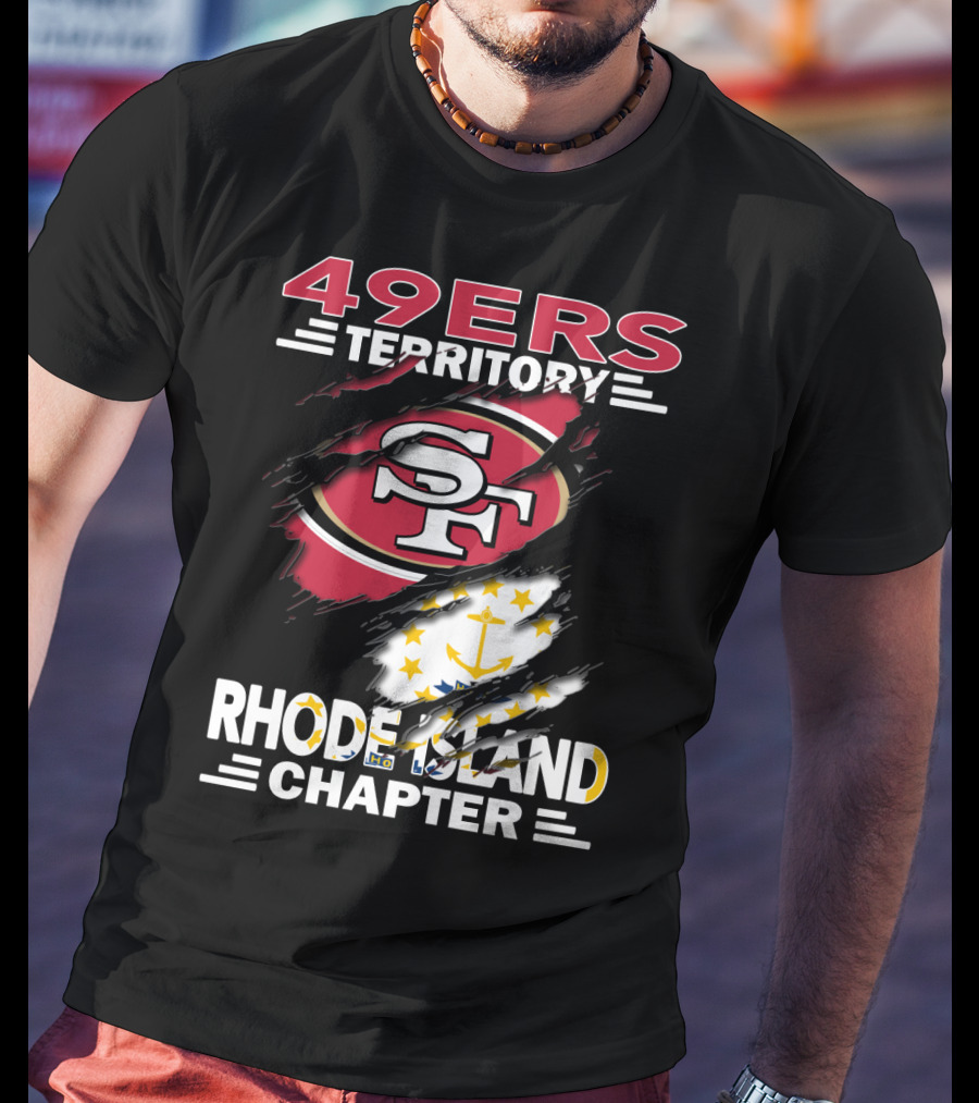49ers Territory SF Logo Rhode Island Chapter T-Shirt