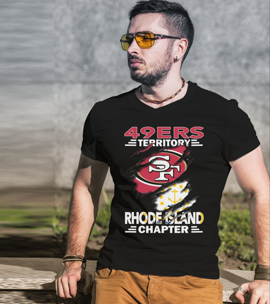 49ers Territory SF Logo Rhode Island Chapter T-Shirt