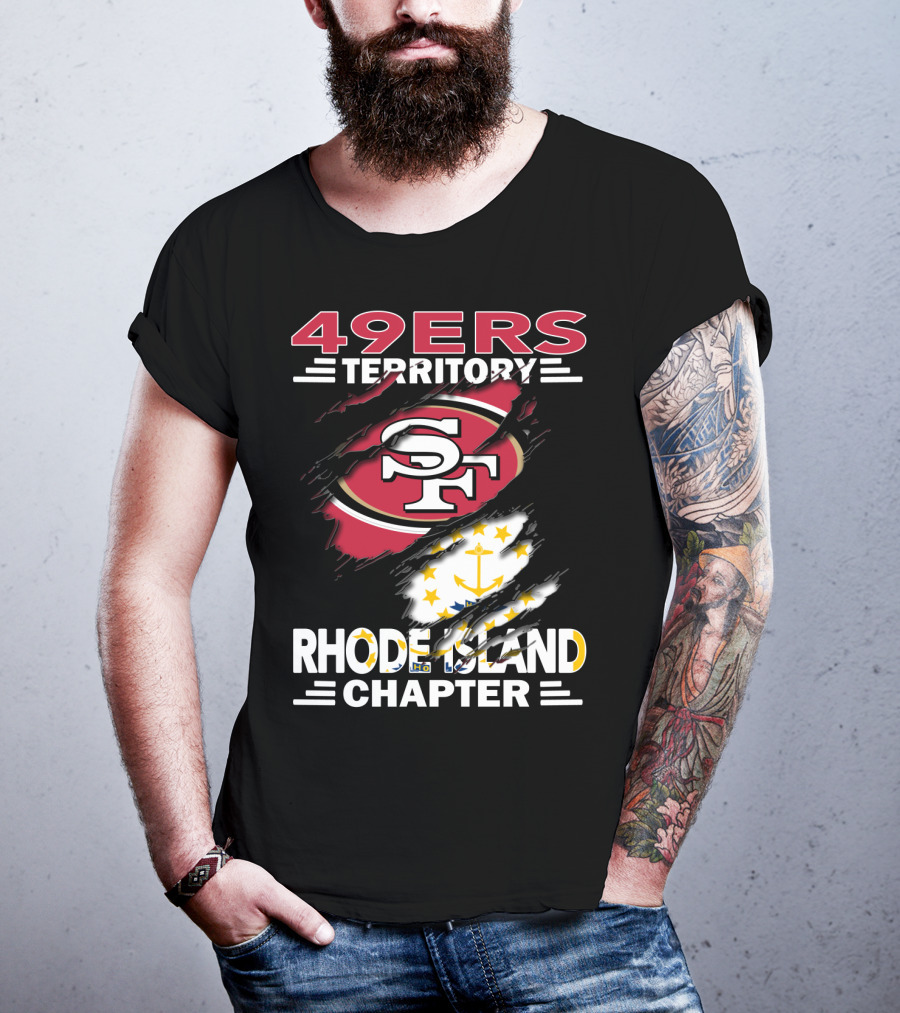 49ers Territory SF Logo Rhode Island Chapter T-Shirt