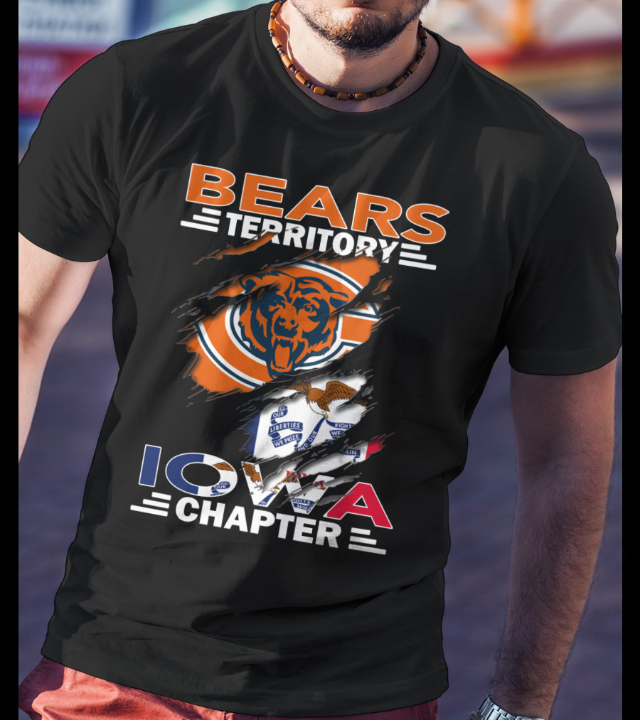 Bears Territory Iowa Chapter Chicago Bears Fan Club T-Shirt