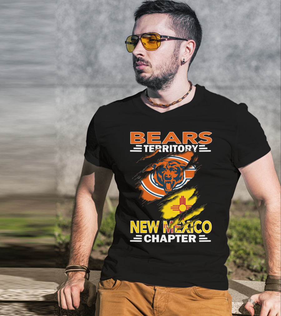 Bears Territory New Mexico Chapter Chicago Bears Logo Zia T-Shirt