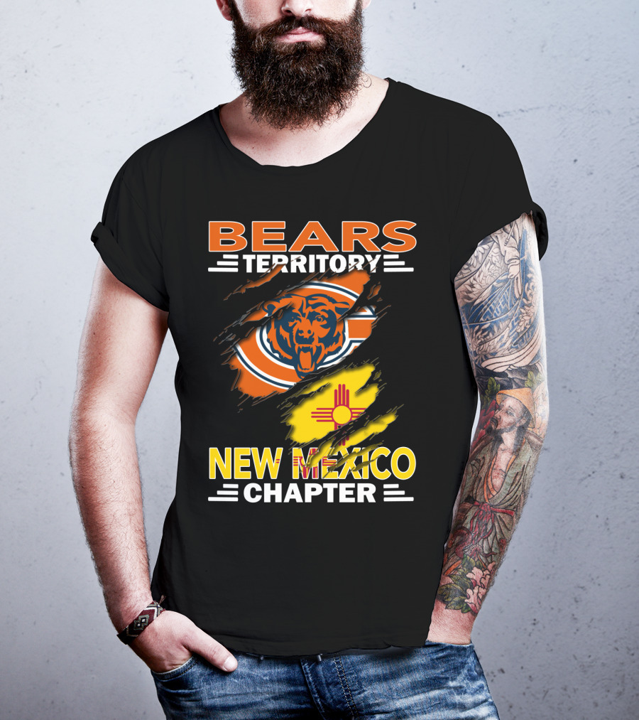 Bears Territory New Mexico Chapter Chicago Bears Logo Zia T-Shirt