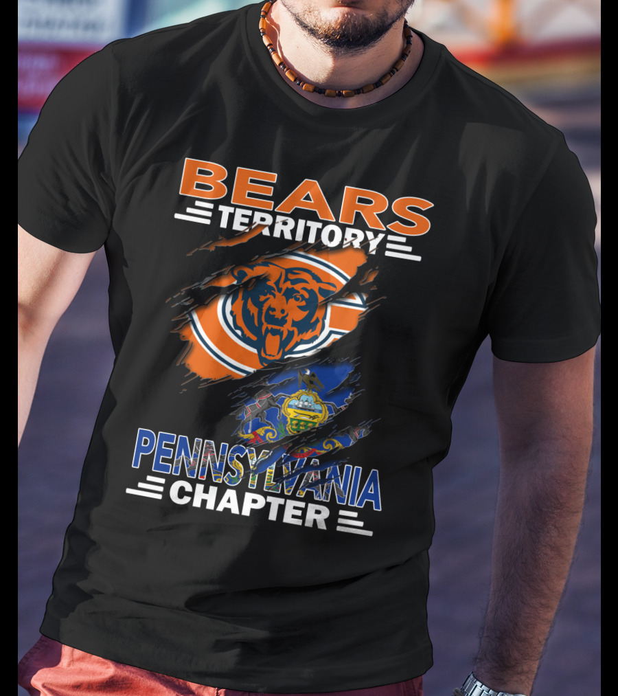 Bears Territory Pennsylvania Chapter Chicago Bears Logo Fan T-Shirt