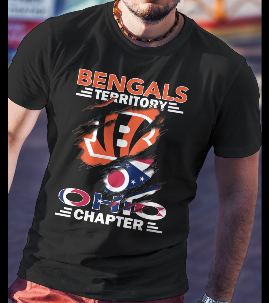 Bengals Territory Ohio Chapter Cincinnati Bengals Ohio State Pride T-Shirt