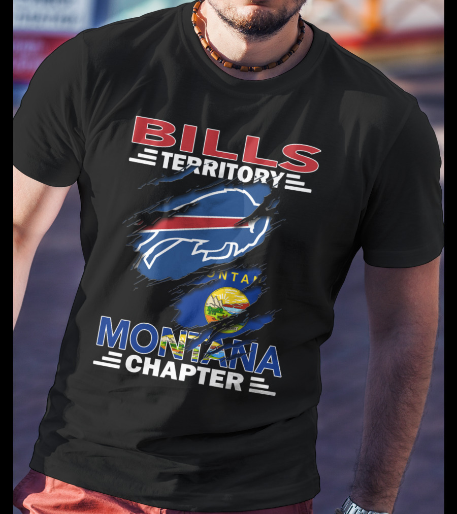 Bills Territory Montana Chapter Buffalo Bills Fan Group T-Shirt