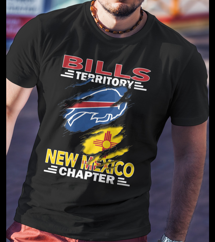 Bills Territory New Mexico Chapter Buffalo Symbol Zia Sun T-Shirt