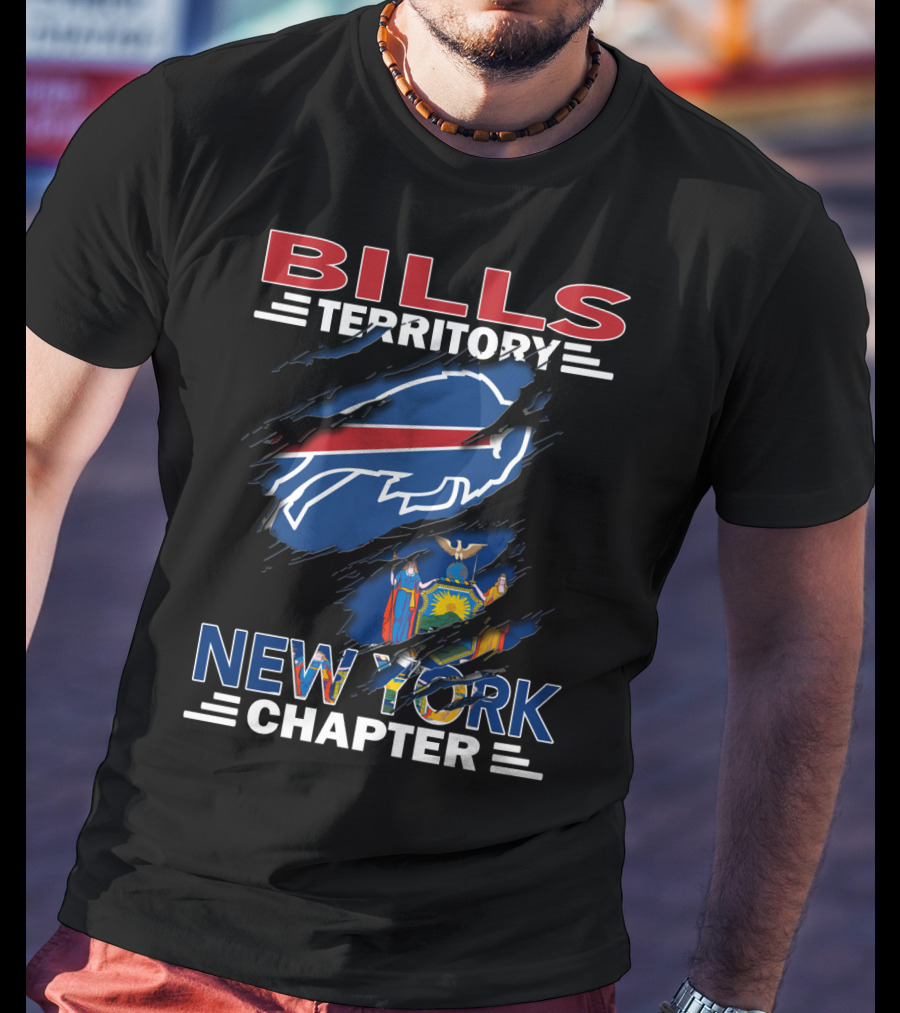 Bills Territory NFL New York Chapter Buffalo Team Pride T-Shirt