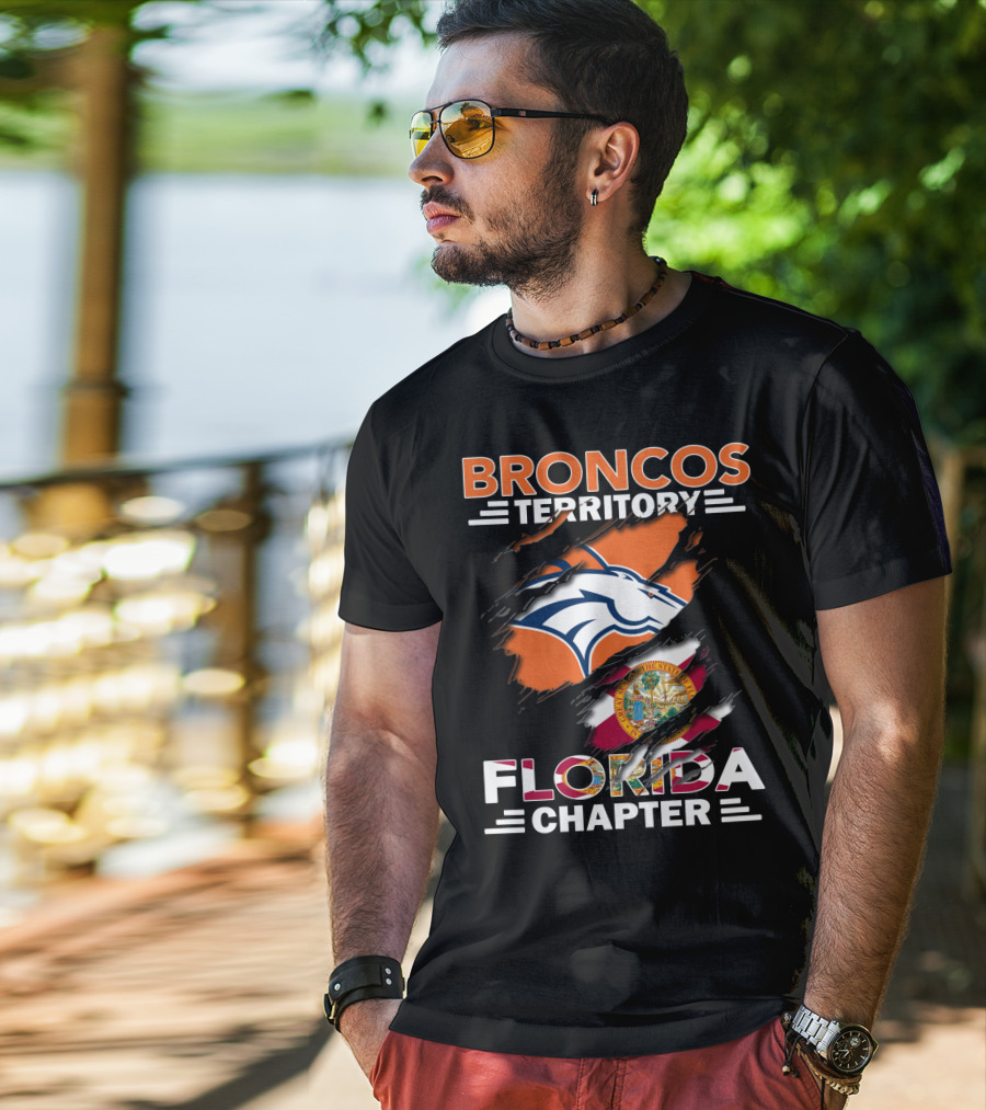 Denver Broncos Territory Florida Chapter Fan Club T-Shirt