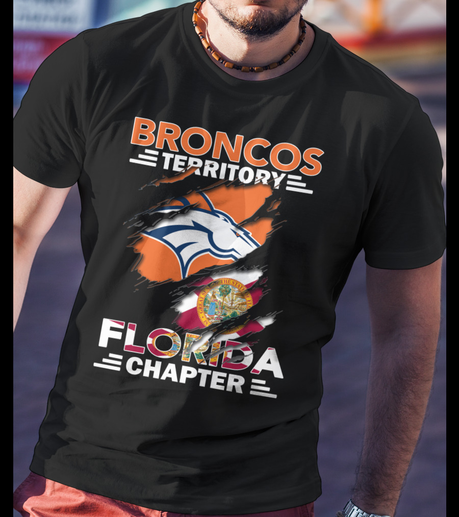 Denver Broncos Territory Florida Chapter Fan Club T-Shirt