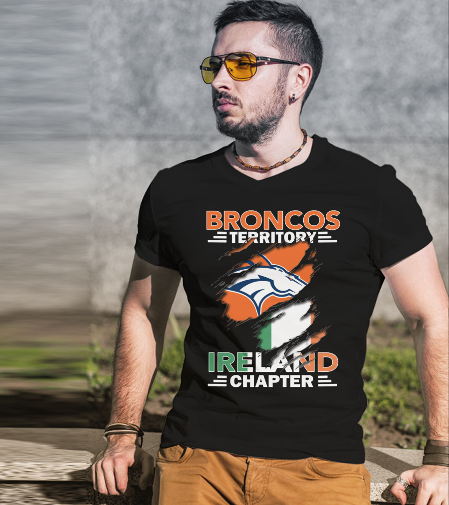 Broncos Territory Ireland Chapter Flag T-Shirt