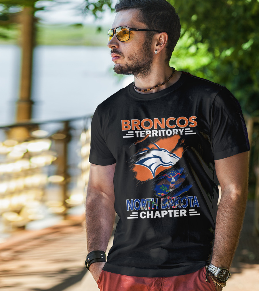 Broncos Territory North Dakota Chapter NFL Fan Club T-Shirt
