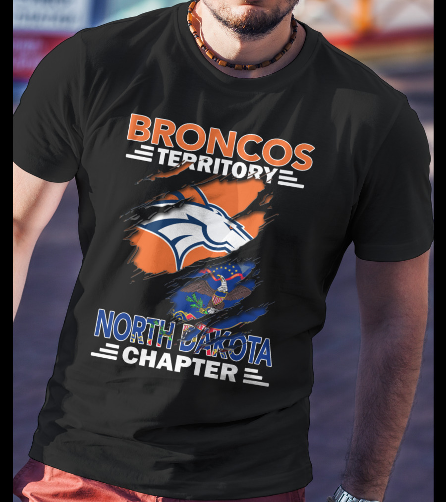 Broncos Territory North Dakota Chapter NFL Fan Club T-Shirt