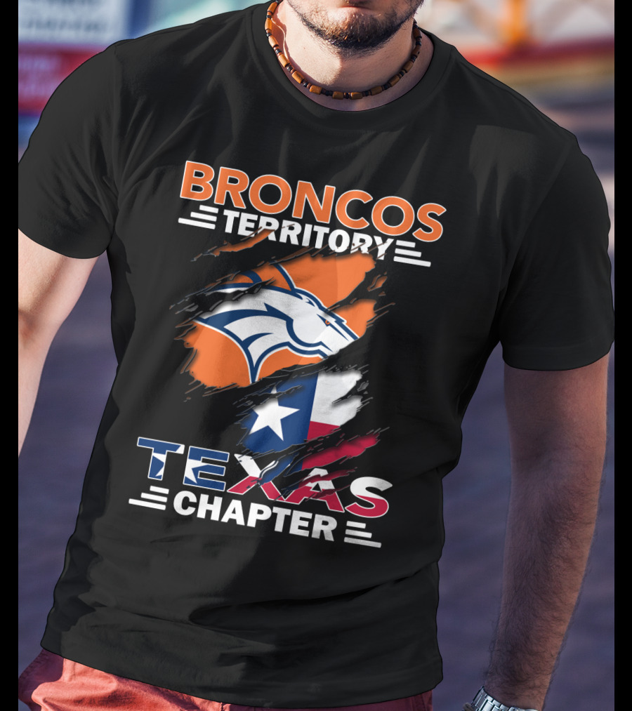 Broncos Territory Texas Chapter Lone Star T-Shirt