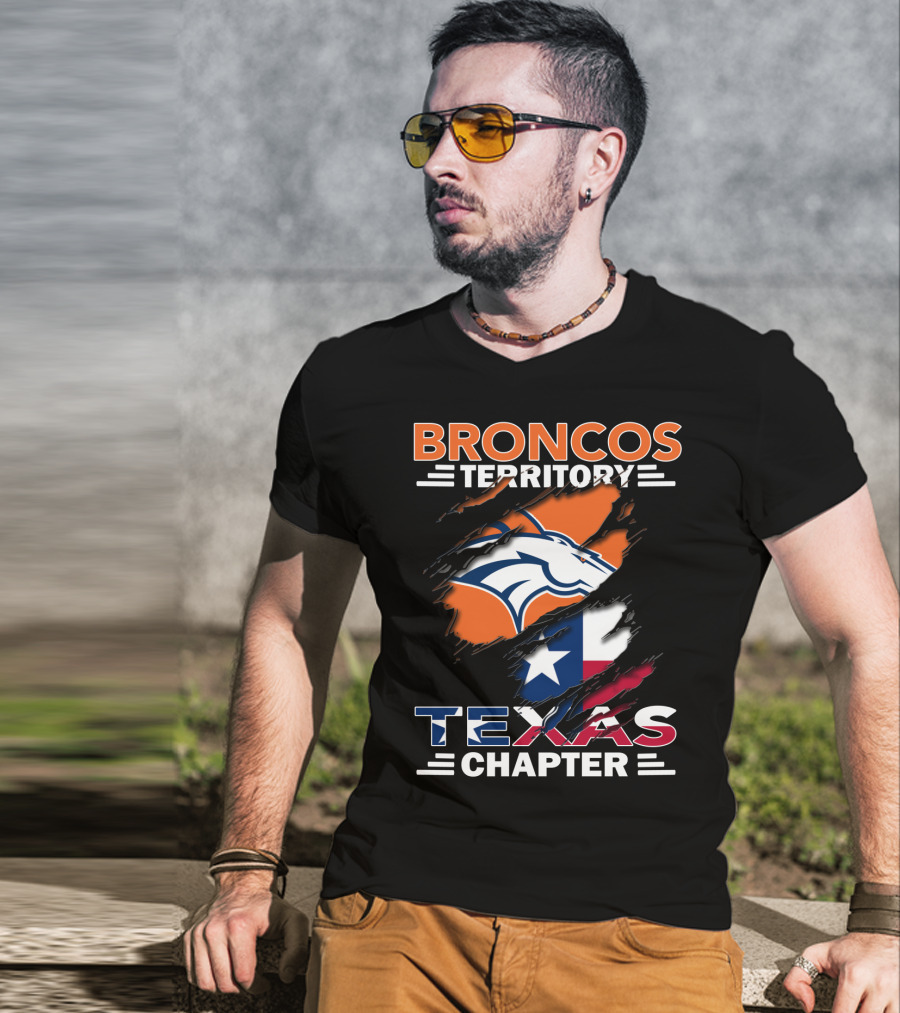 Broncos Territory Texas Chapter Lone Star T-Shirt