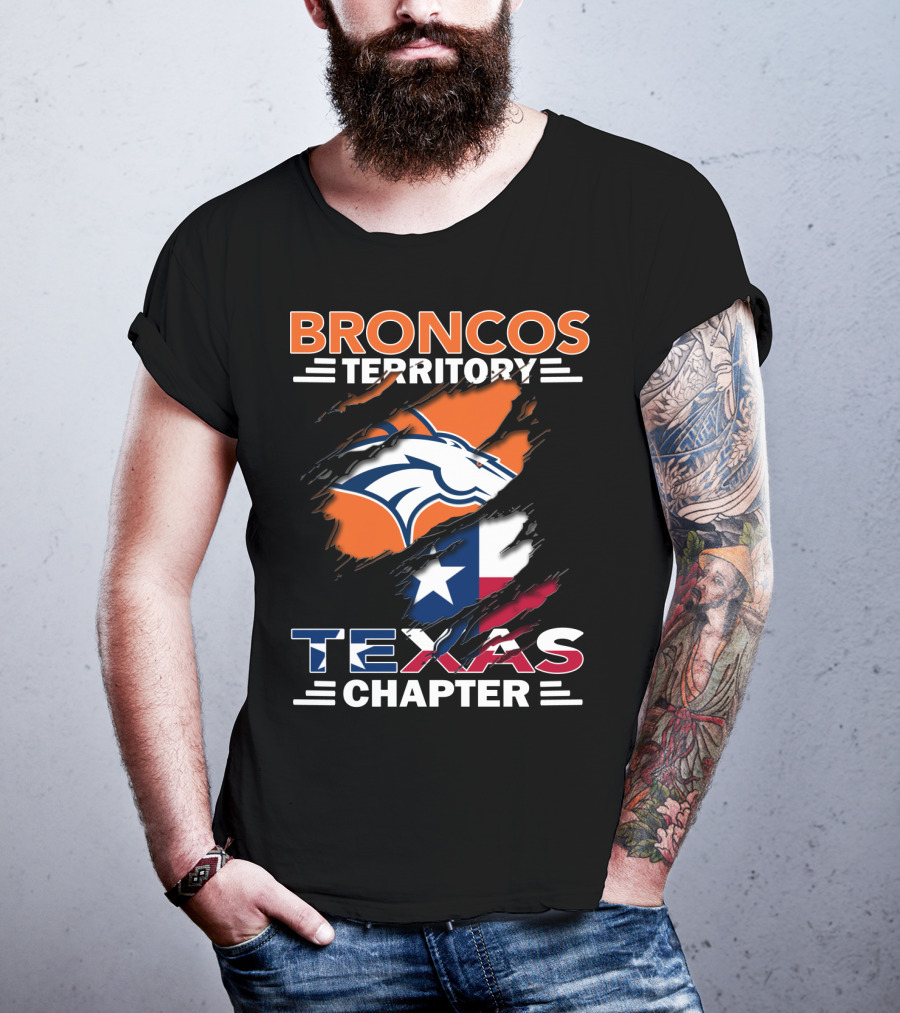 Broncos Territory Texas Chapter Lone Star T-Shirt