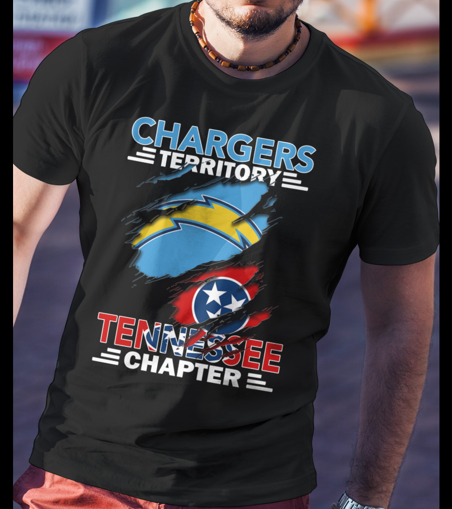Chargers Territory Tennessee Chapter Football Fan T-Shirt