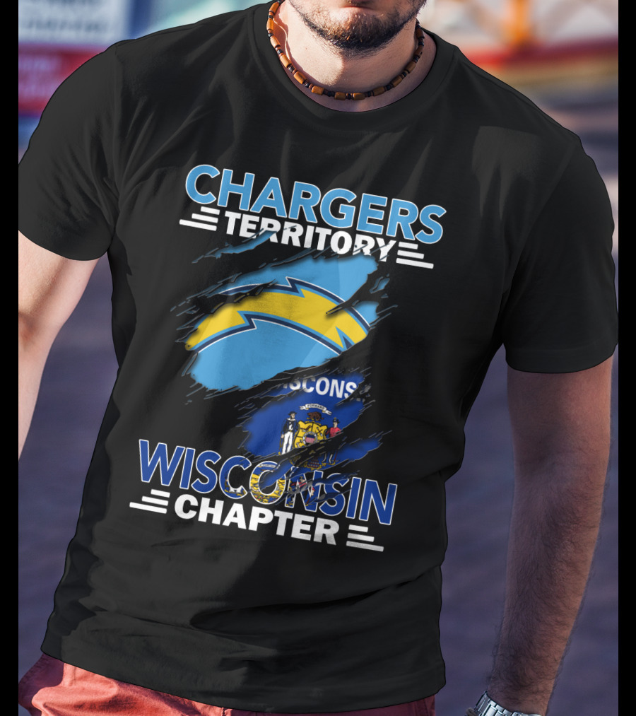 Chargers Territory Wisconsin Chapter NFL Los Angeles Team T-Shirt