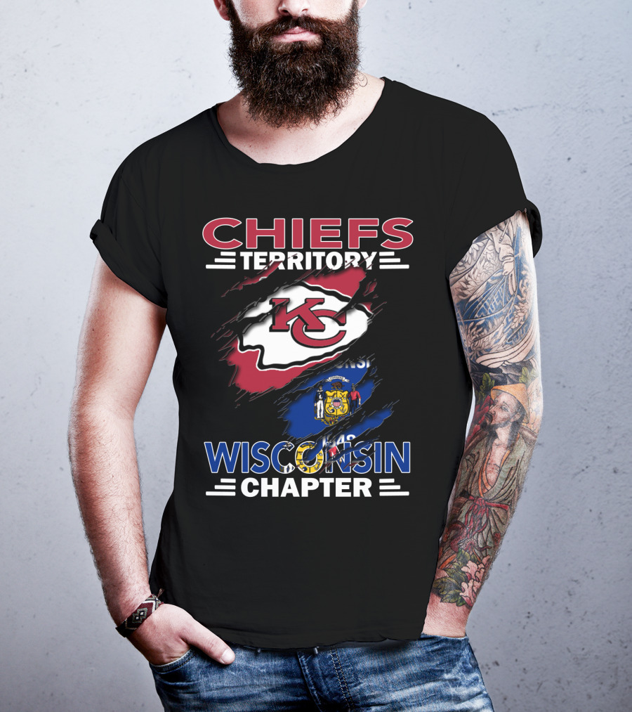 Chiefs Territory KC Wisconsin Chapter T-Shirt