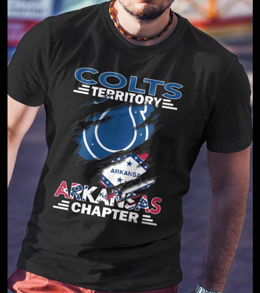 Colts Territory Arkansas Chapter NFL Supporters T-Shirt