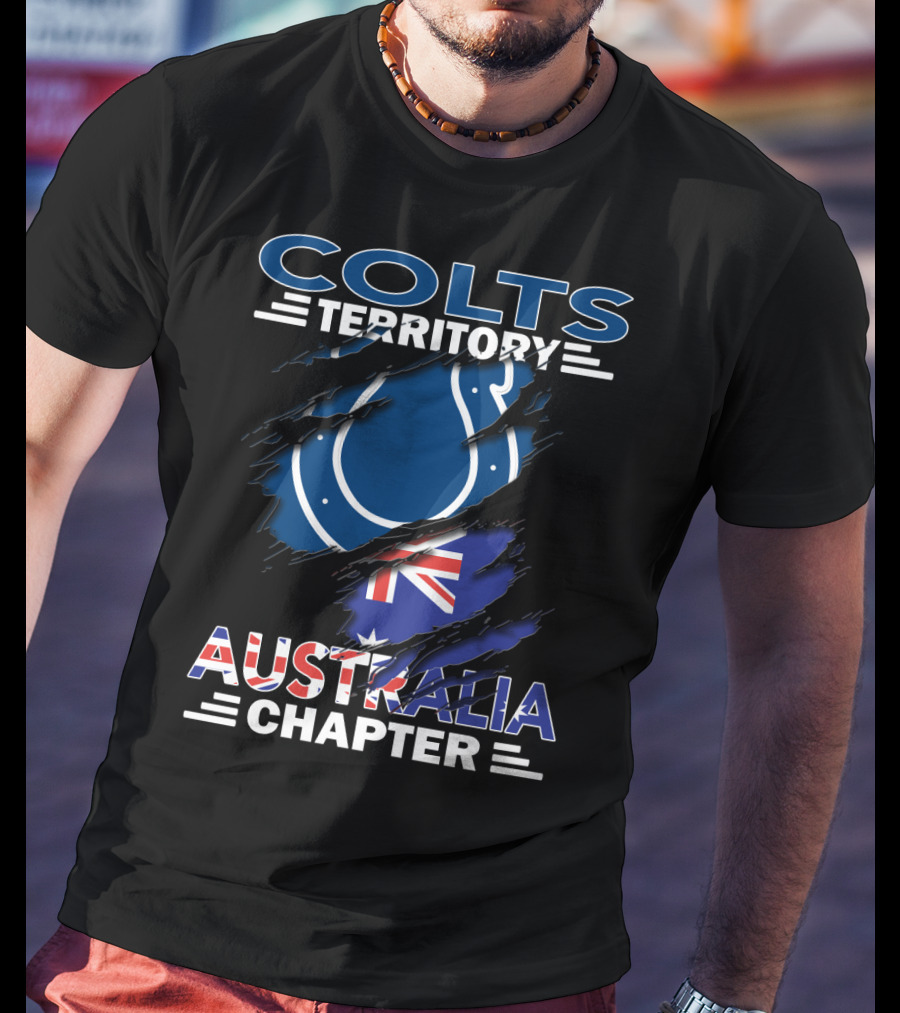 Colts Territory Australia Chapter Flag Emblem T-Shirt