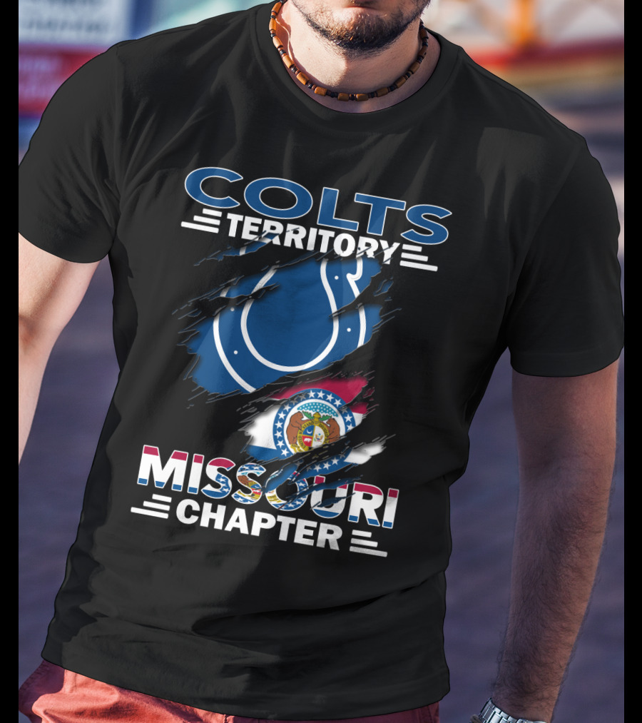 Colts Territory Missouri Chapter Flag Crest T-Shirt