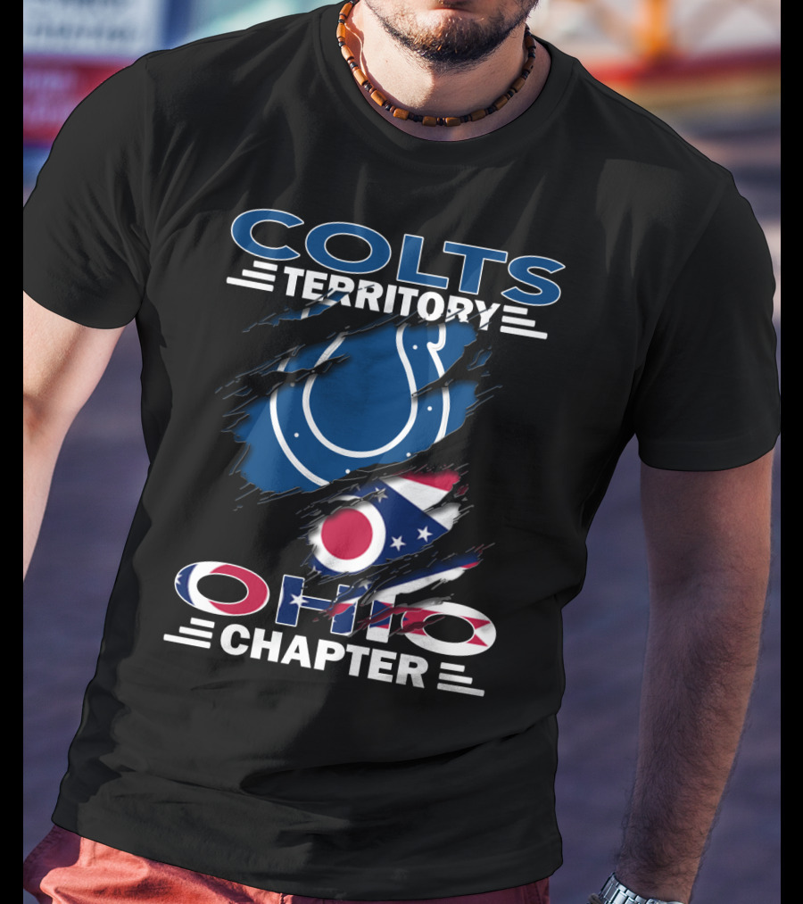 Colts Territory Ohio Chapter Flag And Symbol Integration T-Shirt