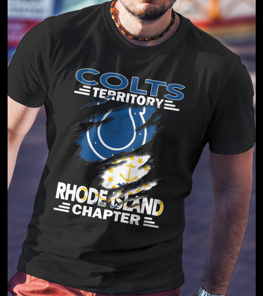 Colts Territory Rhode Island Chapter Flag Iconic T-Shirt