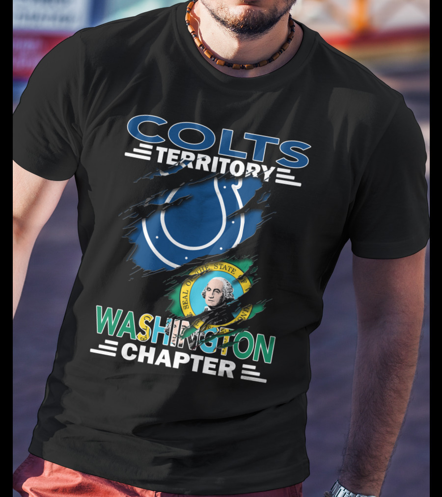 Colts Territory Washington Chapter Seal Of The State Of Washington T-Shirt