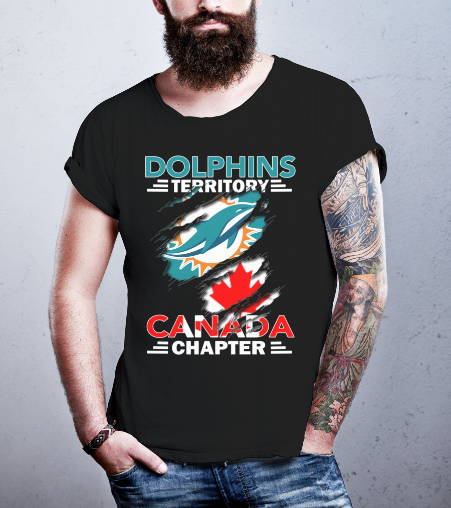 Dolphins Territory Canada Chapter Miami Dolphins Fan Club T-Shirt