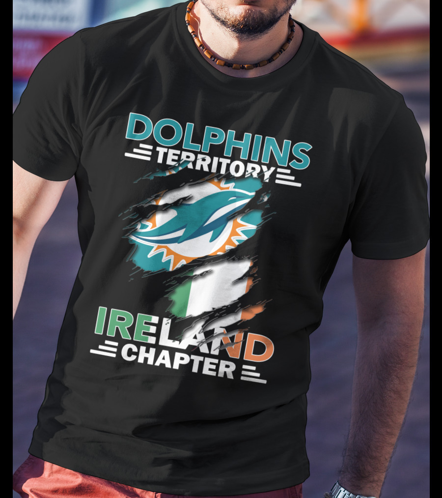 Dolphins Territory Ireland Chapter Miami Dolphins Fan Club T-Shirt