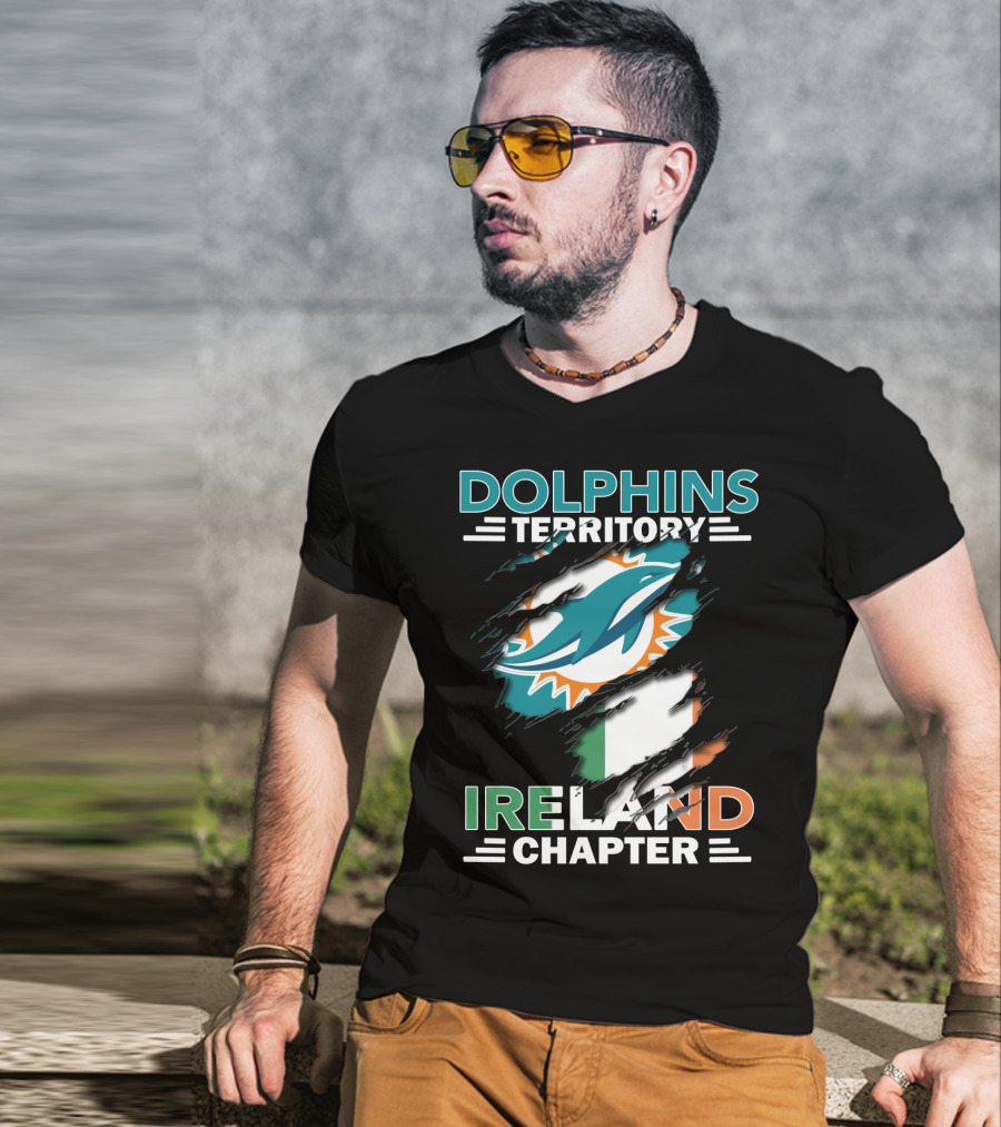 Dolphins Territory Ireland Chapter Miami Dolphins Fan Club T-Shirt
