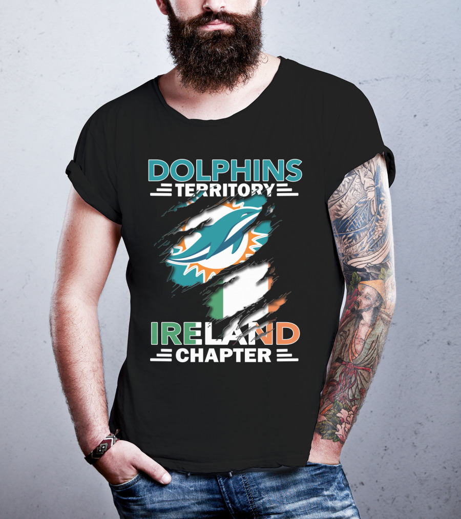 Dolphins Territory Ireland Chapter Miami Dolphins Fan Club T-Shirt
