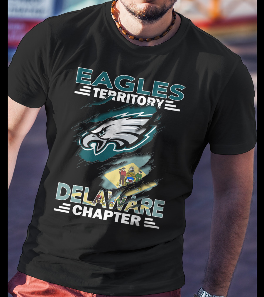 Eagles Territory Delaware Chapter Philadelphia Football Fan Club T-Shirt