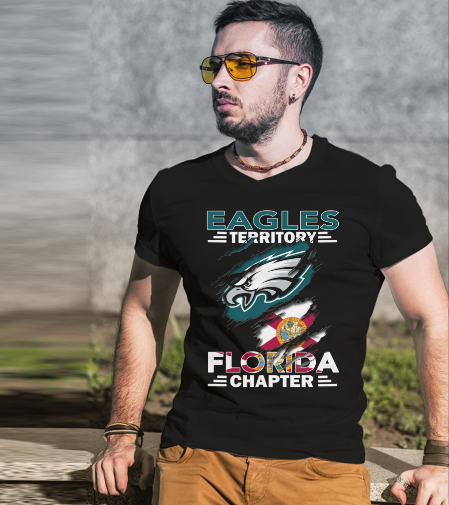 Eagles Territory Florida Chapter Flag T-Shirt