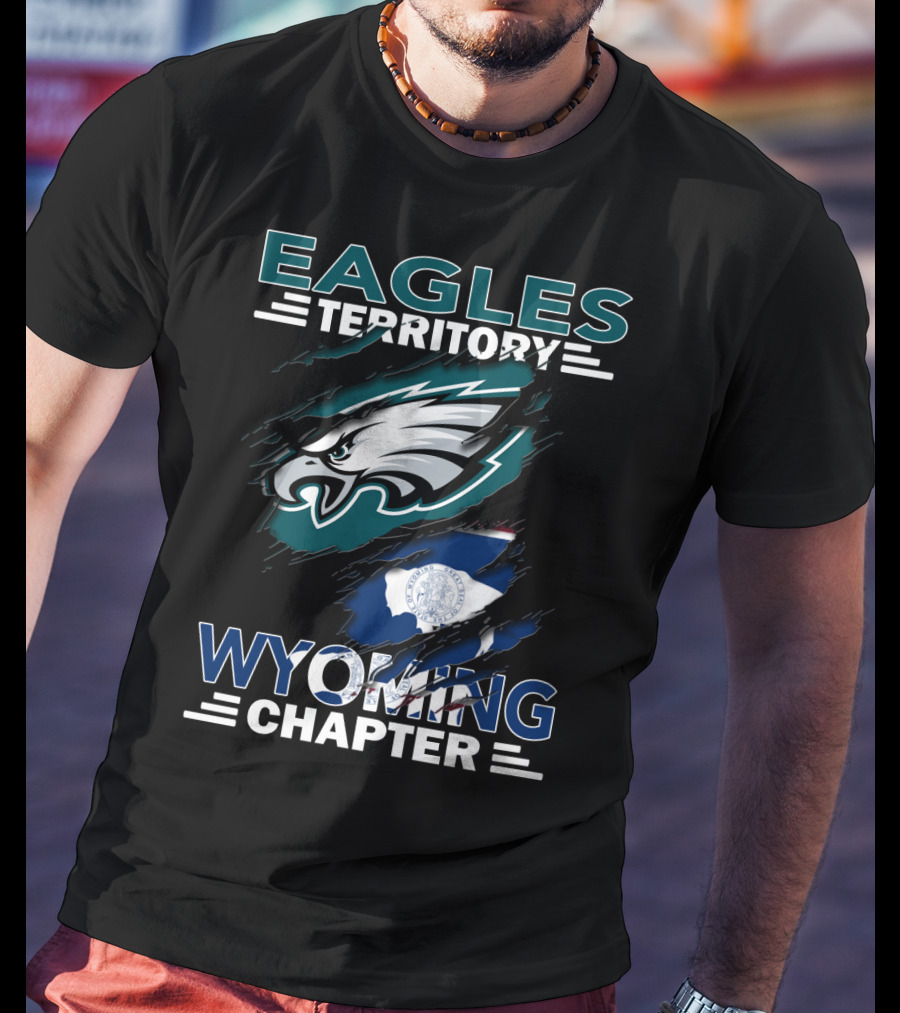 Eagles Territory Wyoming Chapter Fan Community Connections T-Shirt