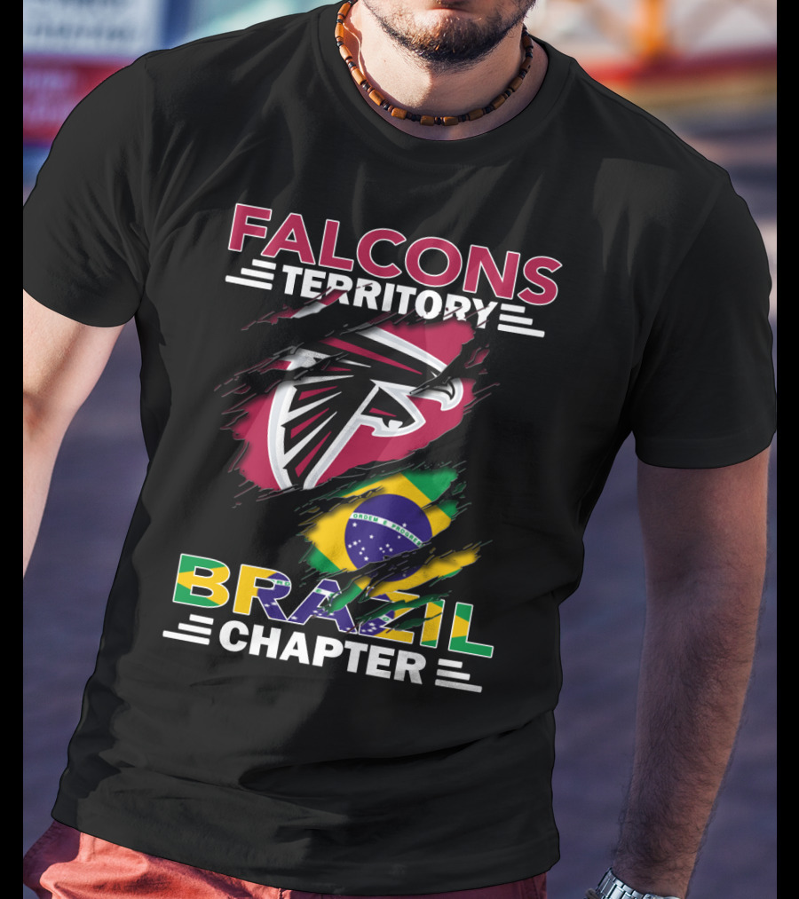 Falcons Territory Brazil Chapter NFL Fan Club South American Division T-Shirt